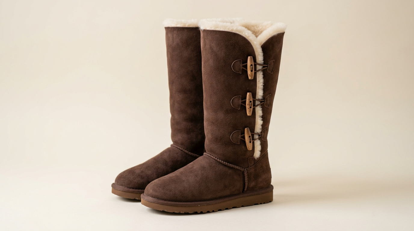 3 Button — Chocolate